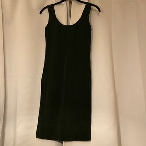 Deep green spandex dress